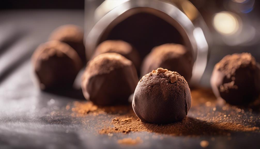 decadent bourbon infused truffles crafted