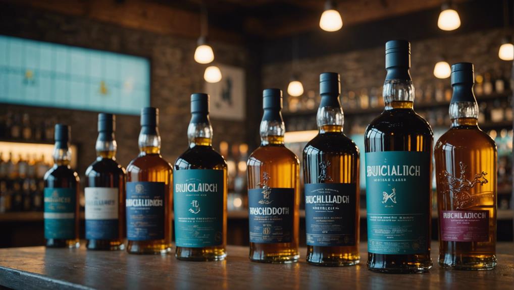 exciting bruichladdich whisky selection